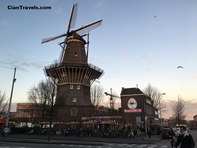 Brouwerij't IJ, a windmill/bar/brewery in Amsterdam