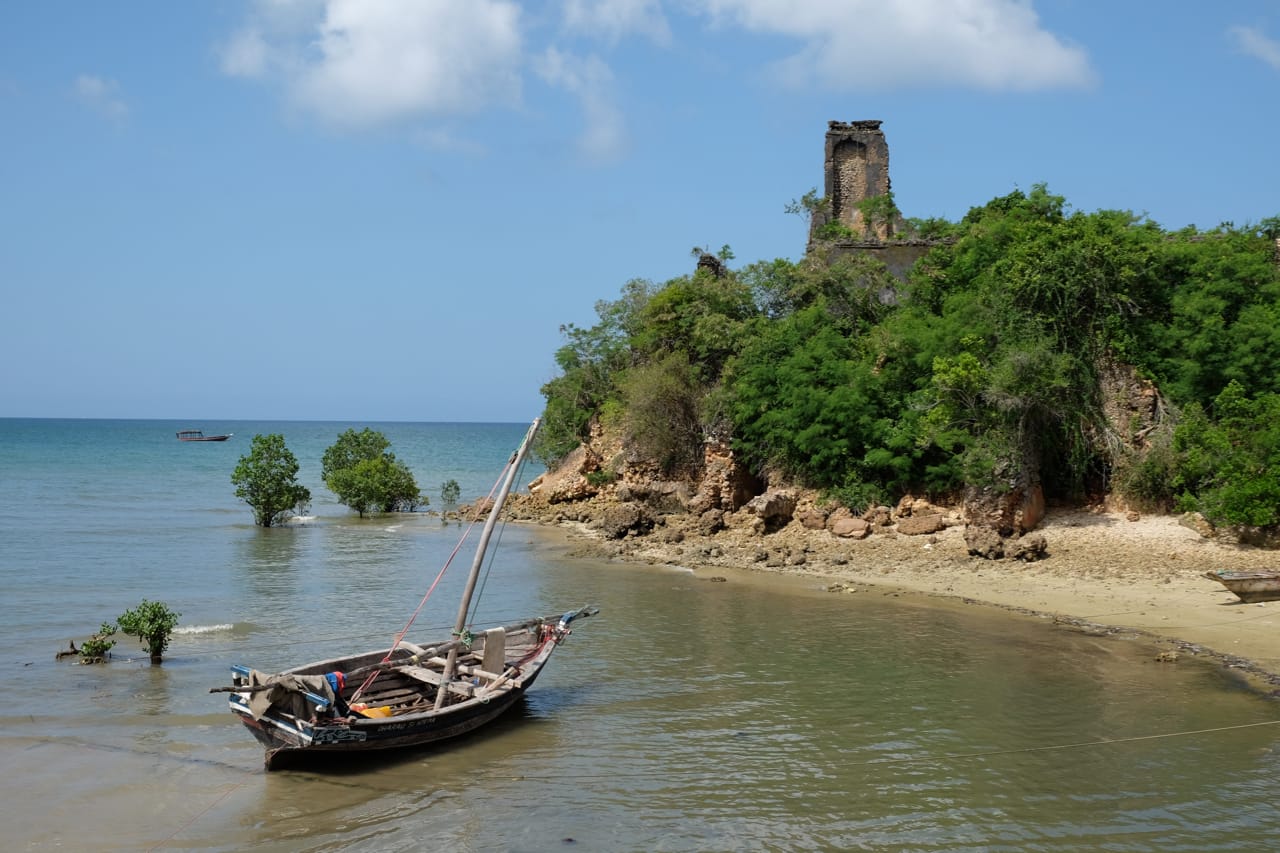 A dhow near the Mangrove Eco Lodge.jpg