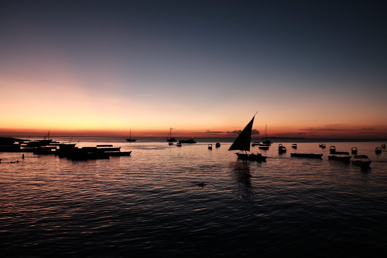 Sunset in Stone Town