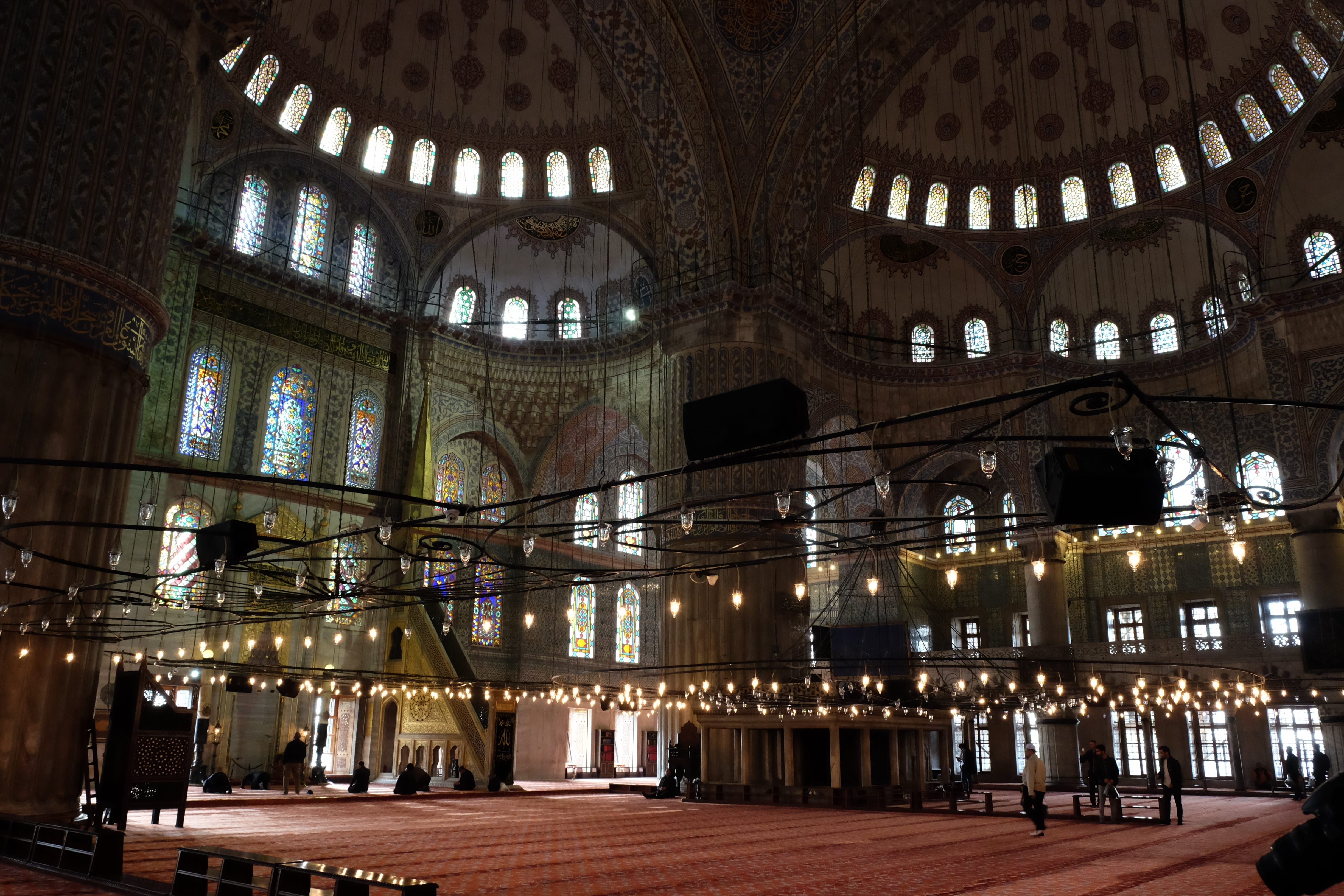 Inside the Blue Mosque